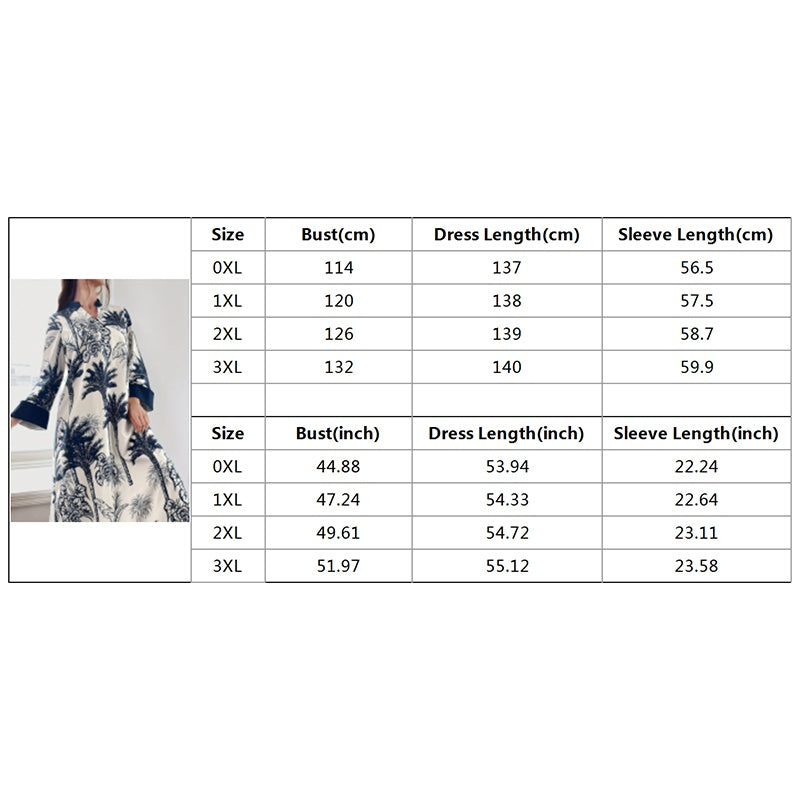 Women's Plus Size Elegant Floral Tunic Maxi Dress