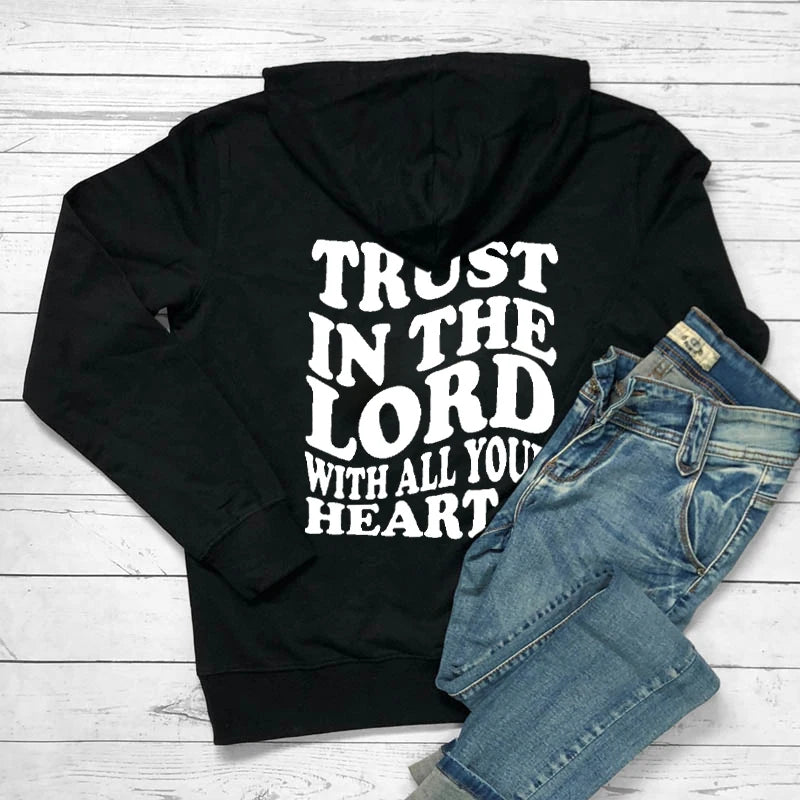 Trust in the Lord With All Your Heart Women's Hoodie