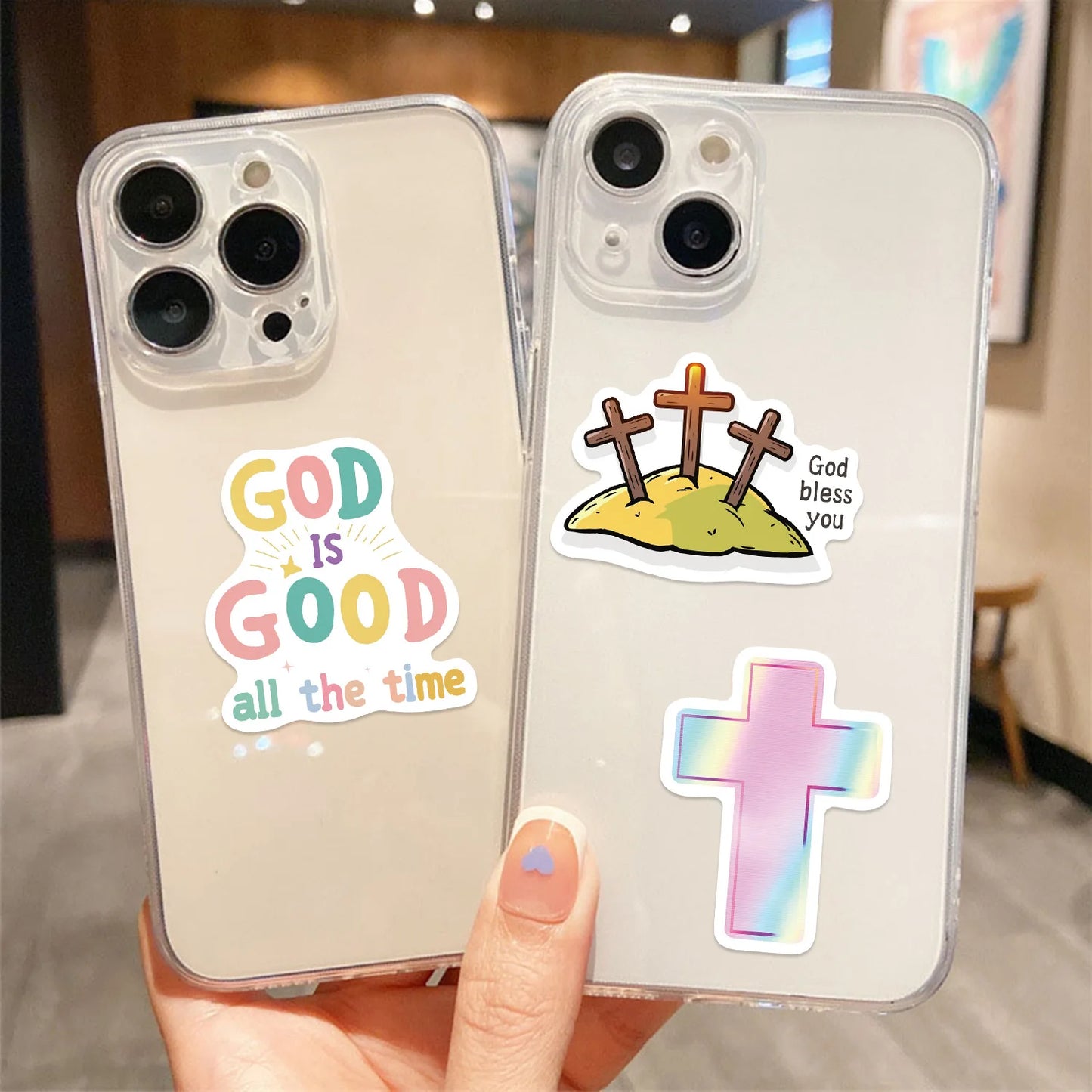 10/50PCS Christian Stickers