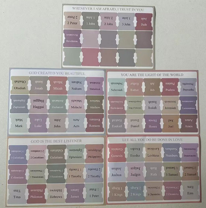 Bible Index Labels