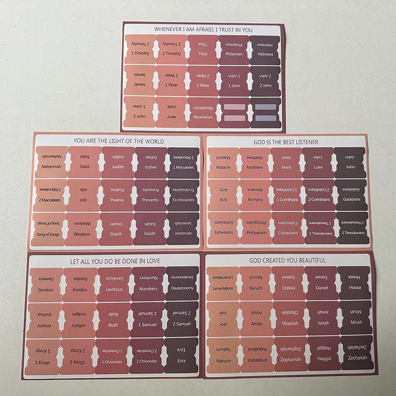 Bible Index Labels