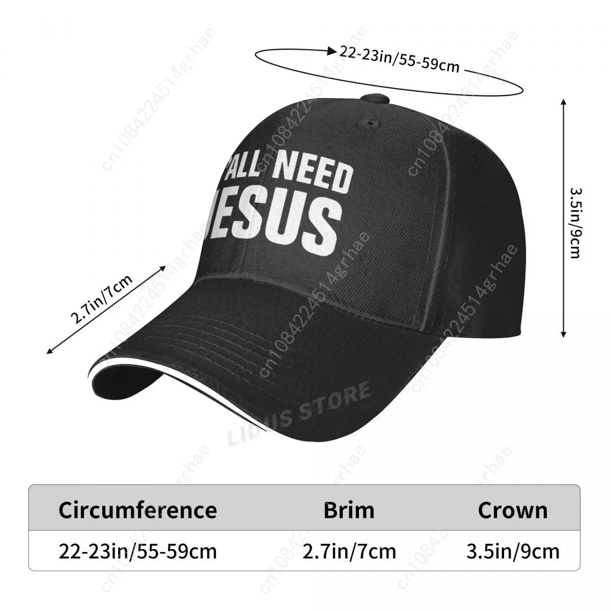 Y'all Need Jesus Baseball Cap