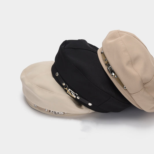 Black Design Painter Cap