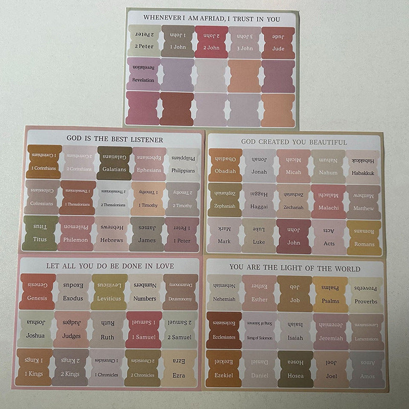 Bible Index Labels