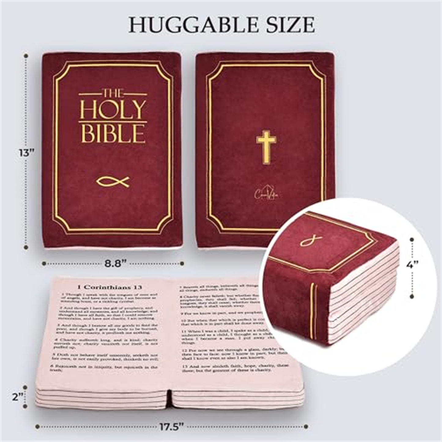 Stuffed Memory Sponge Bible Pillow Plush Toys