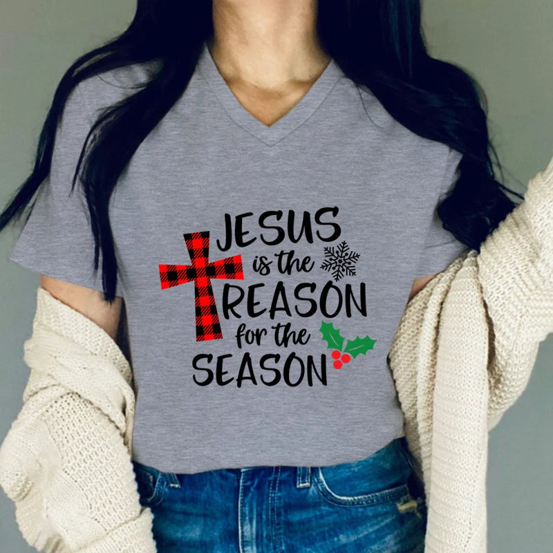 Jesus Is The Reason for The Season Xmas Shirt