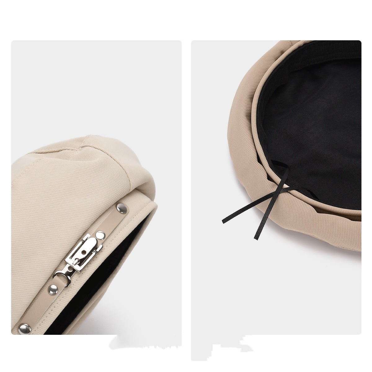 Black Design Painter Cap